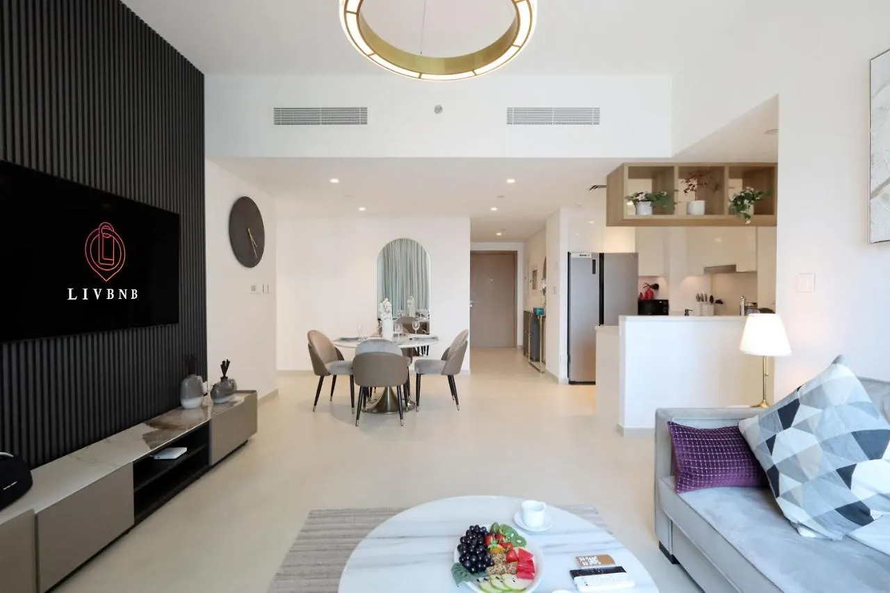 Livbnb Suites - Lavish 2Br W/ Burj Khalifa Views & Near Dubai Mall